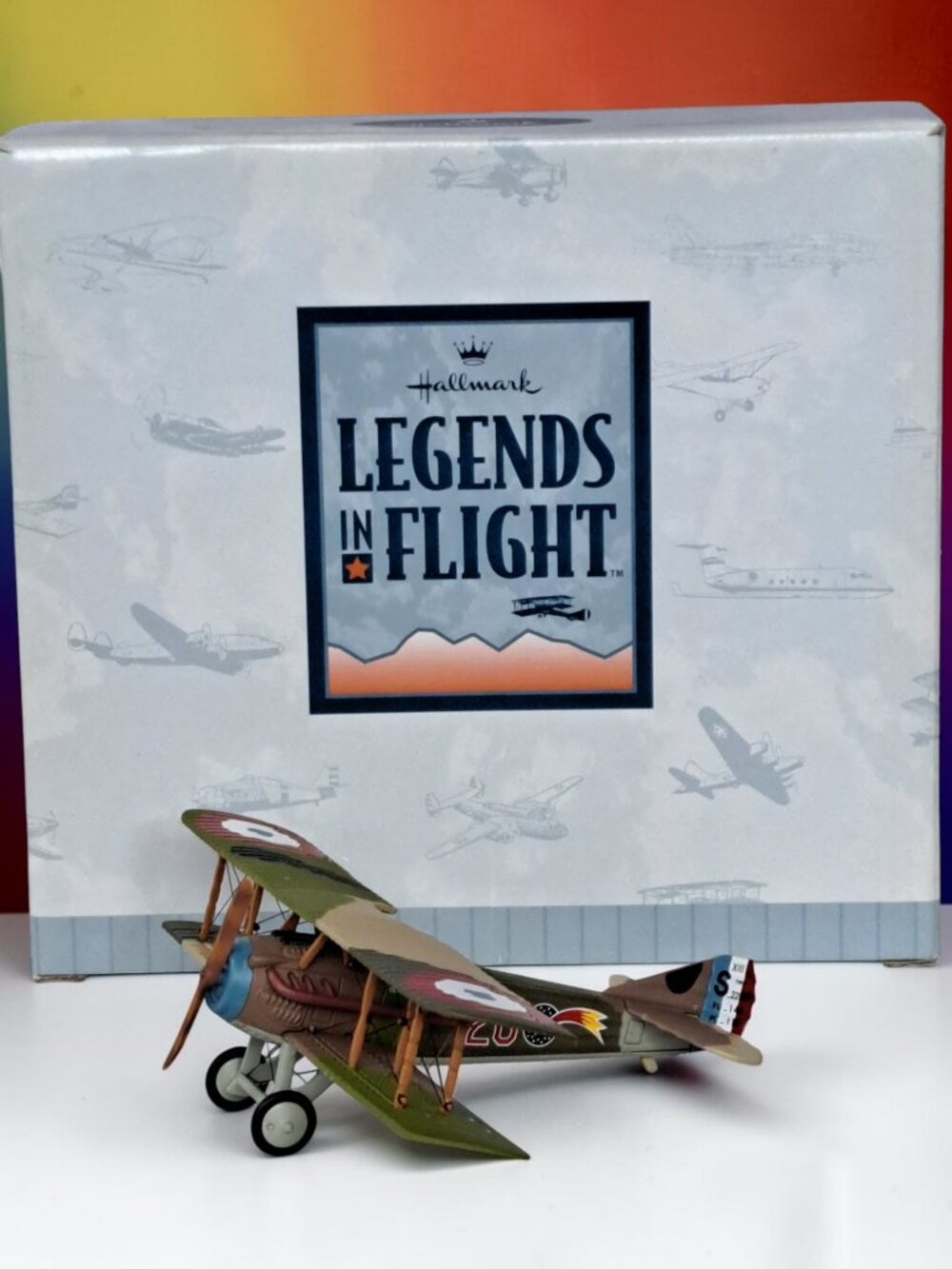 Vintage 1999 Hallmark Legends in Flight: SPAD XIII “Smith IV” Replica Numbered